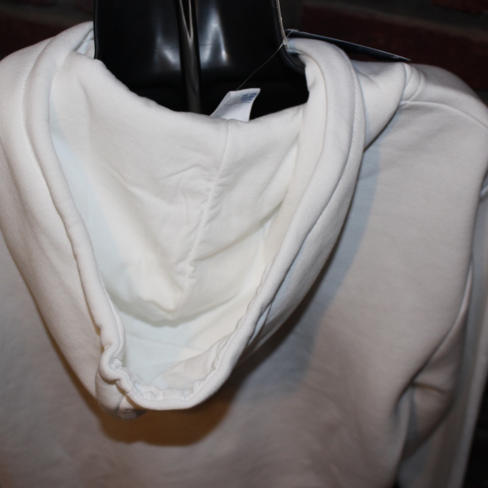 White Reebok Hooded Sweatshirt - Picture 2 of 2